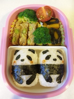 簡単*幼稚園お弁当 *パンダ* キャラ弁-レシピのメイン写真
