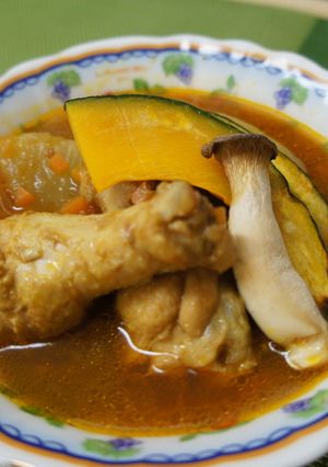 大根と鶏手羽肉のスープカレー-レシピのメイン写真
