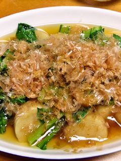 お麩と小松菜の煮びたし-レシピのメイン写真