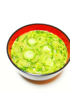 冷たい!サラダ味噌汁♪-レシピのメイン写真