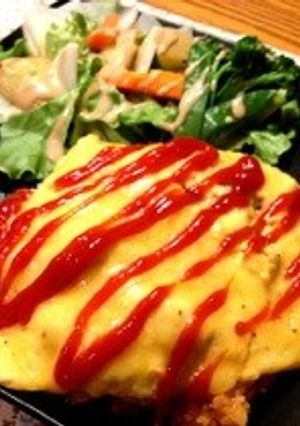 卵一つでふわとろ❤オムライス-レシピのメイン写真