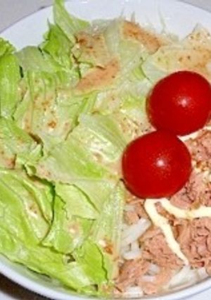 サラダうどん-レシピのメイン写真