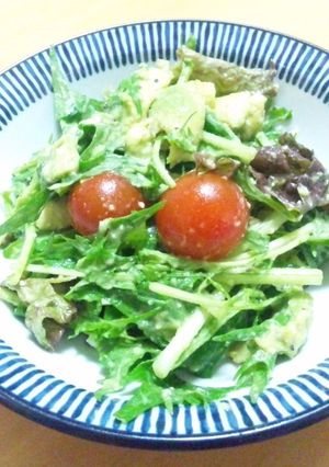 アボカドとチーズ風味のサラダ-レシピのメイン写真