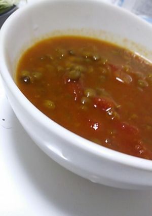 レンズ豆のカレートマトスープ♪-レシピのメイン写真