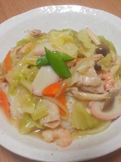 キャベツで中華丼-レシピのメイン写真