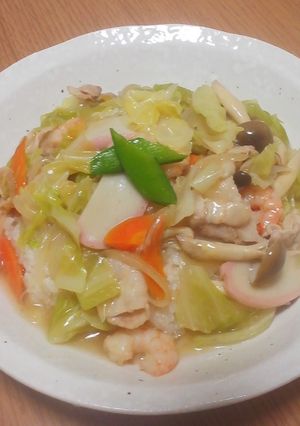 キャベツで中華丼-レシピのメイン写真