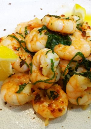 簡単！海老のさっぱりシソバター炒め☆-レシピのメイン写真