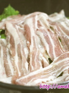 超簡単ヘルシー豚バラ蒸しなべ-レシピのメイン写真