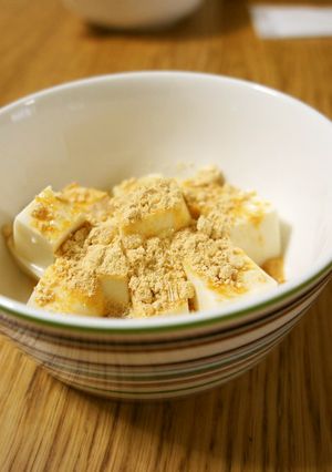 ヘルシー♪豆腐でわらび餅風スイーツ-レシピのメイン写真