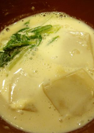 まったりもっちり★ごま豆腐の豆乳仕立て-レシピのメイン写真