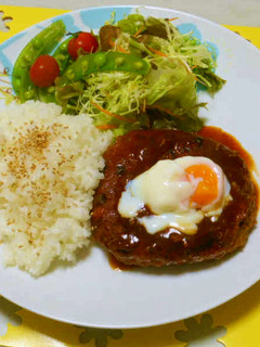 簡単!ふんわりハンバーグ!!-レシピのメイン写真