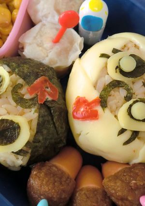 キャラ弁(ロールパンナ)-レシピのメイン写真