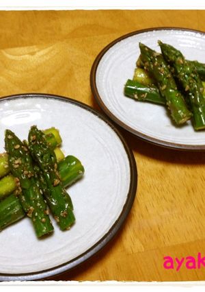 アスパラの胡麻和え-レシピのメイン写真