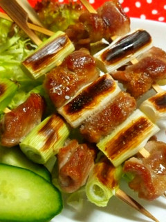 豚肉薄切りで串焼き☆-レシピのメイン写真