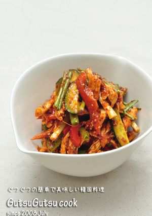 韓国料理ー鶏の酢コチュジャン和え-レシピのメイン写真
