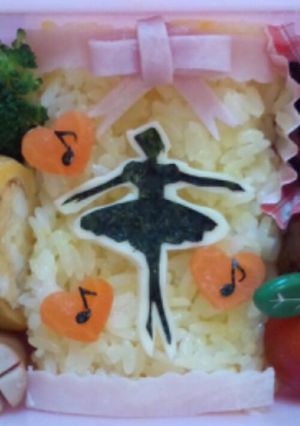 キャラ弁☆バレリーナお弁当-レシピのメイン写真