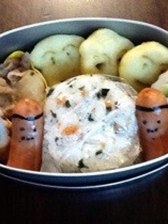 幼稚園お弁当タコさん-レシピのメイン写真
