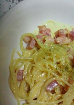 簡単★ベーコンのクリームパスタ-レシピのメイン写真
