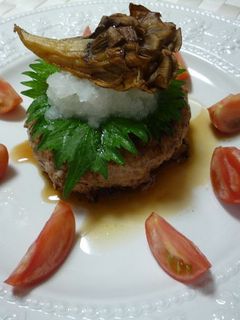 ぽん酢で食べる、和風ハンバーグ。-レシピのメイン写真