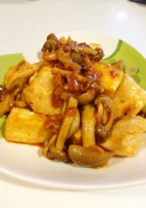 揚げ豆腐のチリソース炒め♫-レシピのメイン写真