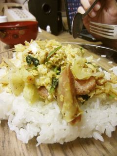 ポパイ♥スパム炒め-レシピのメイン写真