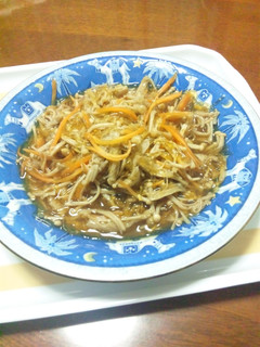 ヘルシー！海藻麺とえのきと人参の甘醤油煮-レシピのメイン写真