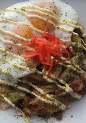 お好み焼き炒め-レシピのメイン写真