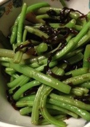 ミズ(山菜)の塩こんぶあえ-レシピのメイン写真
