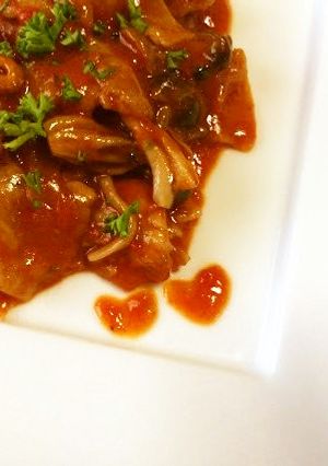 バラ薄切り肉のトマト煮込み～節約シリーズ-レシピのメイン写真