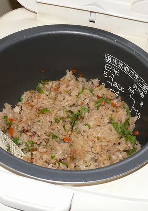 こしあぶらの炊き込みご飯-レシピのメイン写真