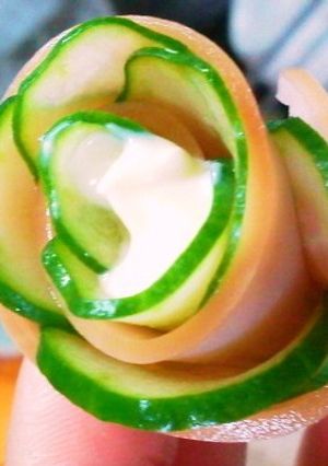 お弁当を華やかに♪簡単ハムきゅうり巻き☆-レシピのメイン写真