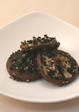 椎茸の海苔風味焼き〈プチおかず〉-レシピのメイン写真