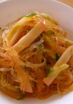 かまぼこと春雨のラー油サラダ-レシピのメイン写真