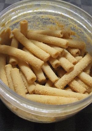 手づかみ離乳食＊簡単！マカロニきな粉-レシピのメイン写真