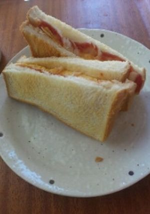 たまごとチーズのホットサンド。-レシピのメイン写真
