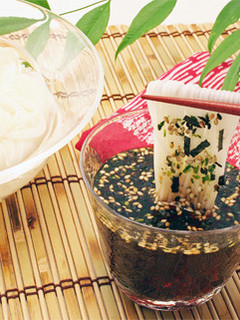 海苔とごま風味のそうめん-レシピのメイン写真