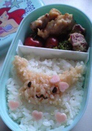 詰めご飯で♪簡単☆モカ〈キャラ弁〉-レシピのメイン写真