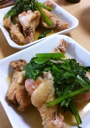 ✿簡単！鶏肉と小松菜のうま煮✿-レシピのメイン写真