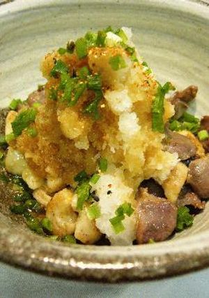 ☆簡単☆砂肝と鶏皮のポン酢-レシピのメイン写真