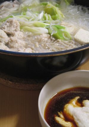 鶏団子鍋-レシピのメイン写真