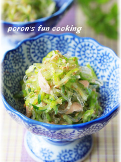 ✿海藻麺とツナと野菜のナムル✿-レシピのメイン写真