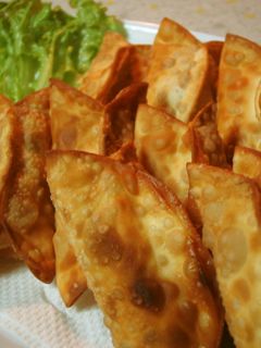 ♪カレー風味餃子の包み揚げ♪-レシピのメイン写真