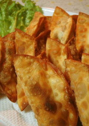 ♪カレー風味餃子の包み揚げ♪-レシピのメイン写真