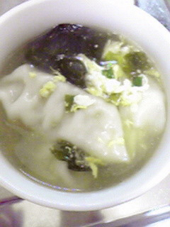 美味しい☆水餃子のかきたま汁♪-レシピのメイン写真