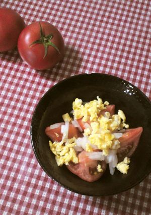 夏バテ知らず☆冷やしトマトのサラダ-レシピのメイン写真