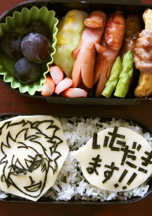 キャラ弁★トリコ★海苔とスライスチーズで-レシピのメイン写真
