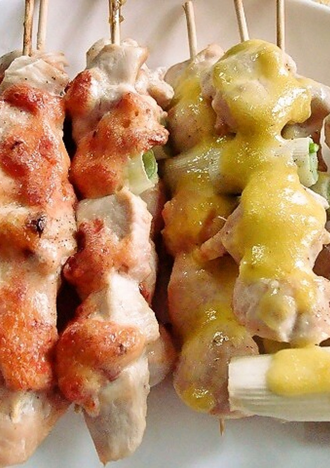 お家で焼き鳥 梅マヨ わさマヨ　-レシピのメイン写真