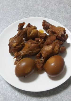 手羽と卵のさっぱり煮-レシピのメイン写真