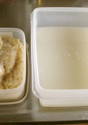 断食の補食(回復食) 玄米粥 重湯-レシピのメイン写真