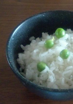 グリンピースとしらすのごはん-レシピのメイン写真